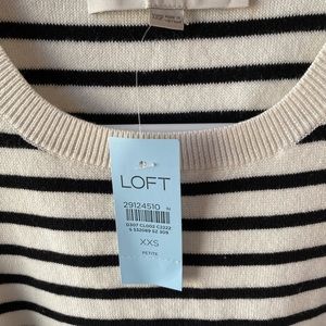 Striped sweater tank